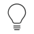 Icon of a lightbulb.