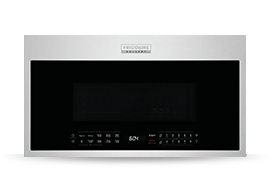 Icon of a stainless steel Over-the-range microwave.