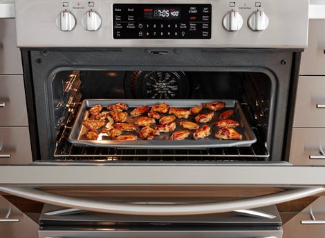 Frigidaire stove with built on sale in air fryer